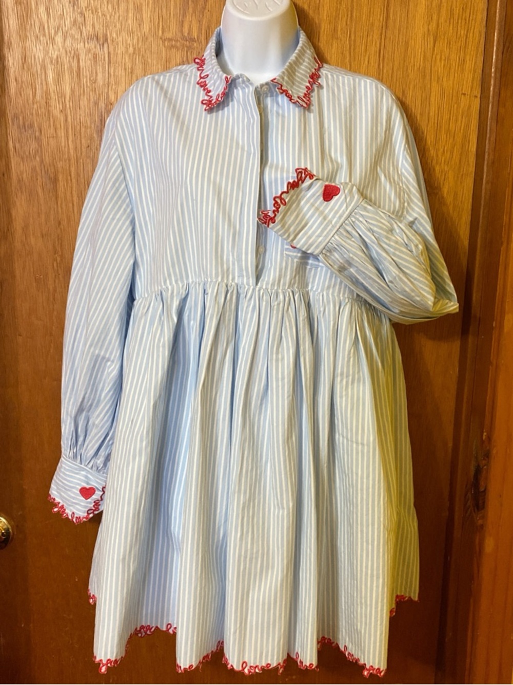 NWT Maeve Love Letters Babydoll Dress